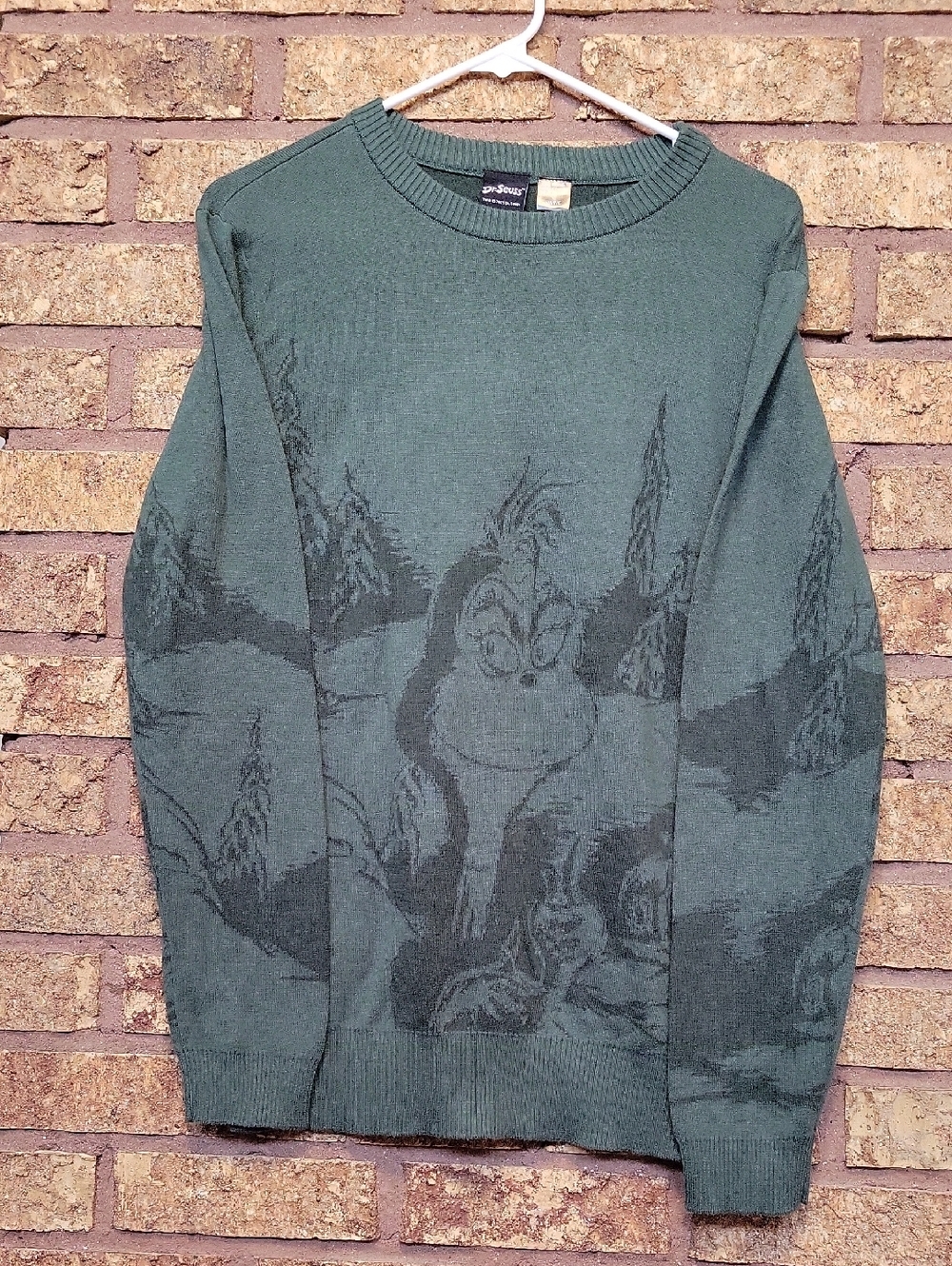 Dr. Seuss Grinch Crewneck Sweater Size Small New with Tags